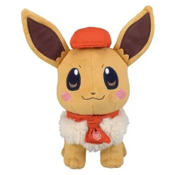 Pkm.store Pokemon Kuscheltiere-Liebliches Evoli Eevee Plusch Pokemon (Ca.25Cm)