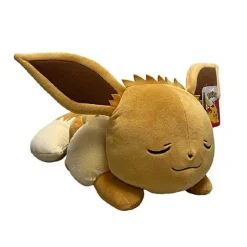Pkm.store Pokemon Kuscheltiere-Liebliches Schlafendes Evoli Pluschtier (Ca. 50Cm)