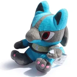 Pkm.store Pokemon Kuscheltiere-Lucario Stoff Pokemon (Ca. 18Cm)
