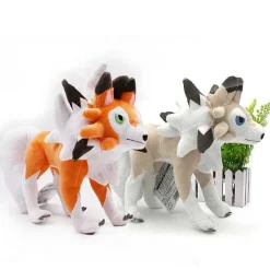 Pkm.store Pokemon Kuscheltiere-Lycanroc Wolwerock Plusch Pokemon (Ca. 25Cm) Kuscheltier