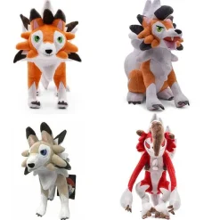 Pkm.store Pokemon Kuscheltiere-Lycanroc Wolwerock Plusch Pokemon (Ca. 25Cm) Kuscheltier