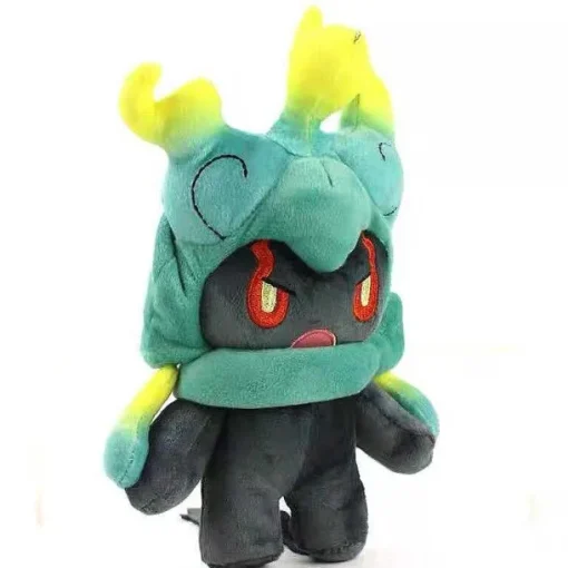 Pkm.store Pokemon Kuscheltiere-Marshadow Plusch Pokemon Schwarz-Grun (Ca. 25Cm)