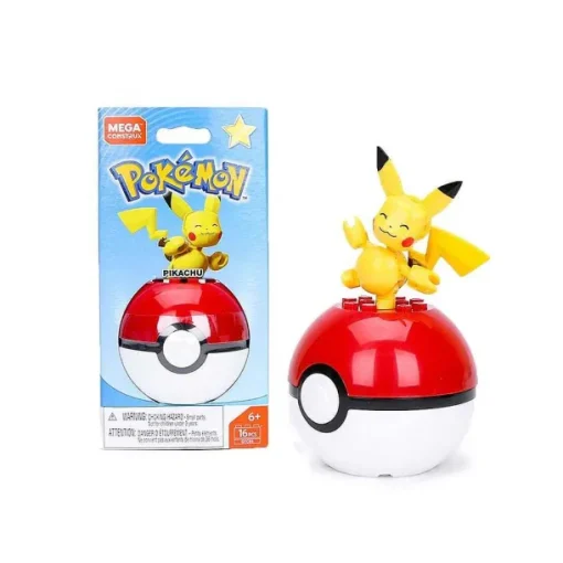 Pkm.store Pokemon Bausteine-Mega Bloks Pokemon Series Pikachu Glumanda Schiggy Und Mehr