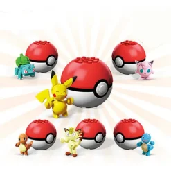 Pkm.store Pokemon Bausteine-Mega Bloks Pokemon Series Pikachu Glumanda Schiggy Und Mehr