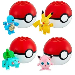 Pkm.store Pokemon Bausteine-Mega Bloks Pokemon Series Pikachu Glumanda Schiggy Und Mehr