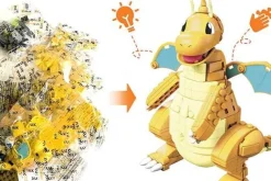 Pkm.store Pokemon Bausteine-Mega Dragonite Dragoran Baustein Set Pokemon Figur Spielzeug