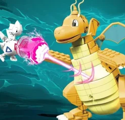 Pkm.store Pokemon Bausteine-Mega Dragonite Dragoran Baustein Set Pokemon Figur Spielzeug