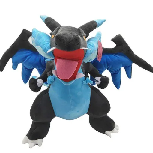 Pkm.store Xxl Pokemon-Mega Glurak / Charizard X Y Plusch Pokemon Kuscheltier (50Cm)