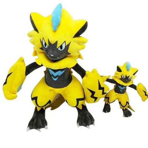 Pkm.store Pokemon Kuscheltiere-Mega Groser Zeraora Plusch Pokemon (60Cm)