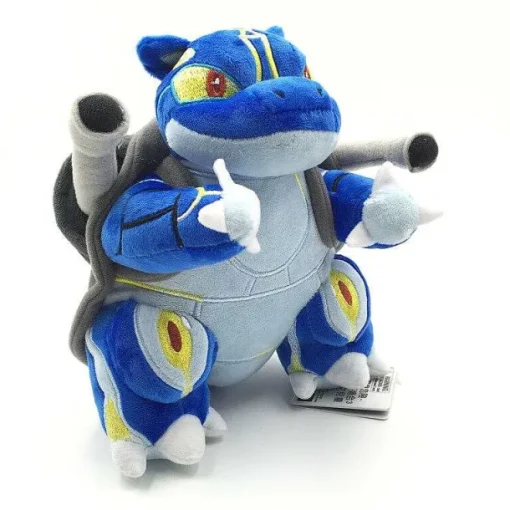 Pkm.store Pokemon Kuscheltiere-Mega Turtok Blastoise Pokemon Stofftier (Ca. 20Cm)
