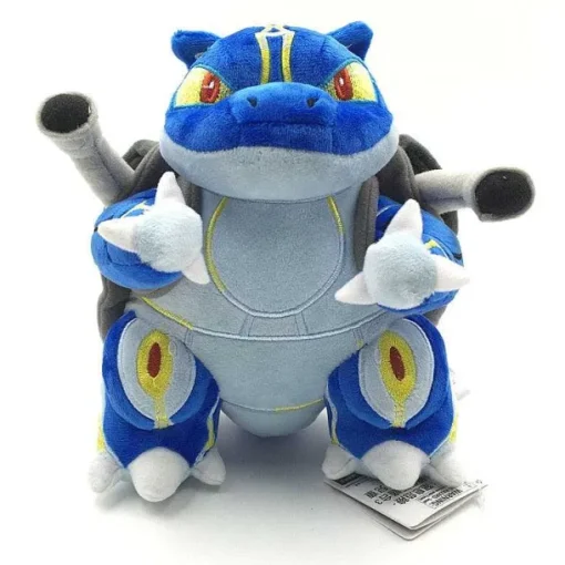 Pkm.store Pokemon Kuscheltiere-Mega Turtok Blastoise Pokemon Stofftier (Ca. 20Cm)