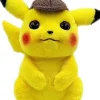 Pkm.store Pokemon Kuscheltiere-Meisterdetektiv Pikachu Kuscheltier 20Cm