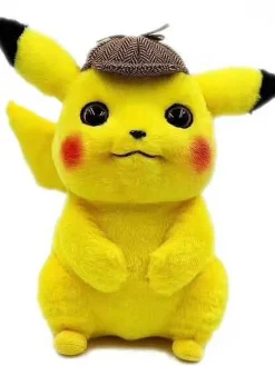 Pkm.store Pokemon Kuscheltiere-Meisterdetektiv Pikachu Kuscheltier 20Cm