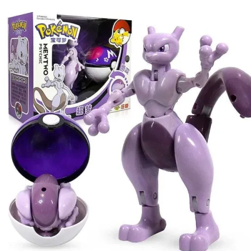 Pkm.store Pokemon Spielzeug-Mewtwo / Mewtu Spielzeug Figur Mit Pokeball