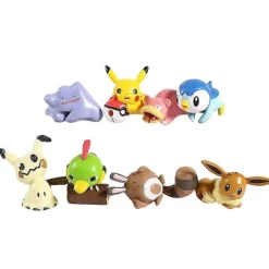 Pkm.store Pokemon Figuren-Mimikyu Eevee Ditto Slowbro Sentret Piplup Natu 8Er Set Pokemon Figuren