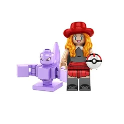 Pkm.store Pokemon Bausteine-Mini Trainer Figuren Mit Pokemon