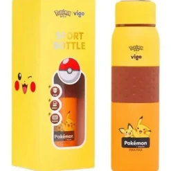 Pkm.store Sonstiges Merchandise-500Ml Pokemon Pikachu Wasser Flasche Fur Kinder Schule