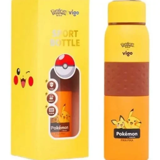 Pkm.store Sonstiges Merchandise-500Ml Pokemon Pikachu Wasser Flasche Fur Kinder Schule
