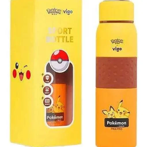 Pkm.store Sonstiges Merchandise-500Ml Pokemon Pikachu Wasser Flasche Fur Kinder Schule