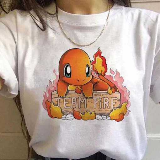 Pkm.store Sommer-Modisches Pokemon T-Shirt In Vielen Motiven