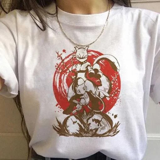 Pkm.store Sommer-Modisches Pokemon T-Shirt In Vielen Motiven