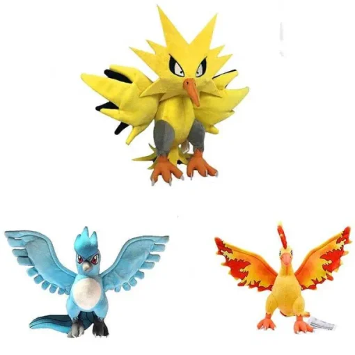 Pkm.store Pokemon Kuscheltiere-Moltres, Articuno Oder Zapdos Plusch Pokemon (Ca. 20Cm)
