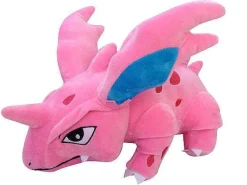 Pkm.store Pokemon Kuscheltiere-Nidorina Stofftier Pokemon (Ca. 30Cm) Blau Oder Pink