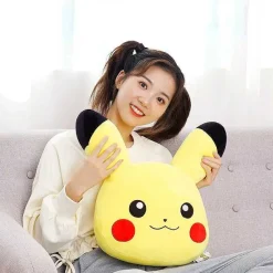 Pkm.store Pokemon Kuscheltiere-Niedliches Pikachu Kissen (35X48Cm)