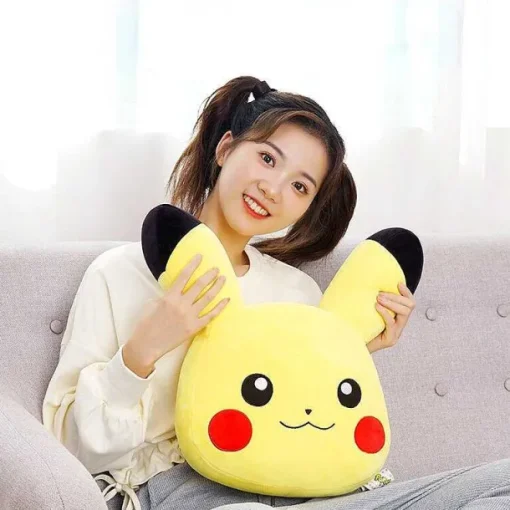 Pkm.store Pokemon Kuscheltiere-Niedliches Pikachu Kissen (35X48Cm)