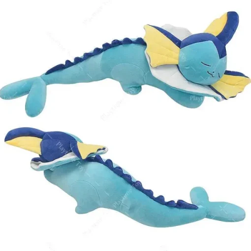 Pkm.store Pokemon Kuscheltiere-Niedliches Schlafendes Aquana Vaporeon Kuschel Pokemon (Ca. 65Cm)