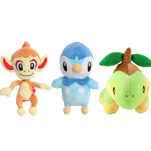 Pkm.store Pokemon Kuscheltiere-Panflam, Plinfa Oder Chelast Pluschtiere Aus Pokemon Strahlender Diamant Und Leuchtende Perle