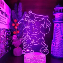 Pkm.store Pokemon Unite-Pantimos Mr. Mime (Pokemon Unite) 3D Nachtlicht