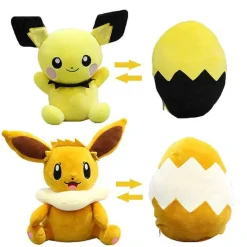 Pkm.store Pokemon Kuscheltiere-Pichu Kuscheltier Transformer Ei Edition (Ca. 30Cm)