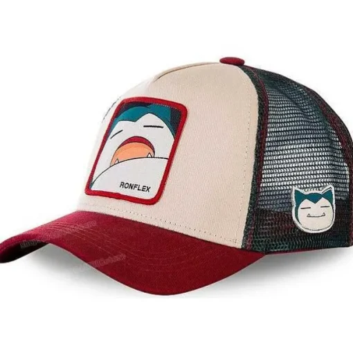 Pkm.store Sommer-Pika Mutze - Baseball Cap - Pokemon Cap (Pikachu, Enton, Gengar, Relaxo, Pokeball)