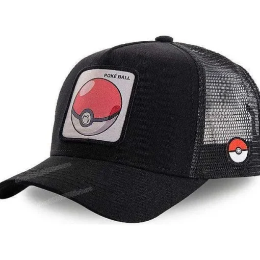 Pkm.store Sommer-Pika Mutze - Baseball Cap - Pokemon Cap (Pikachu, Enton, Gengar, Relaxo, Pokeball)