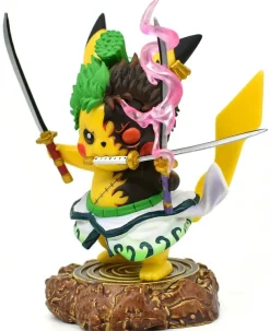 Pkm.store Pokemon Figuren-Pikachu Anime Kawaii Cosplay Roronoa Zoro Pokemon Figur (Ca. 10Cm)