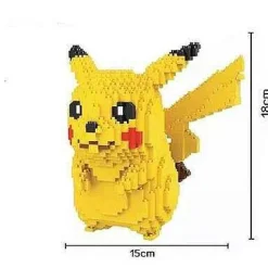 Pkm.store Pokemon Bausteine-Pikachu Baustein Set (1650 Teile)