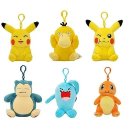 Pkm.store Pokemon Kuscheltiere-Pikachu, Bulbasaur, Squirtle Etc. Plusch Keychain