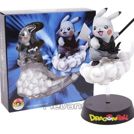 Pkm.store Pokemon Figuren-Pikachu Cosplay Dragon Ball Son Goku Figur (Ca. 18Cm)