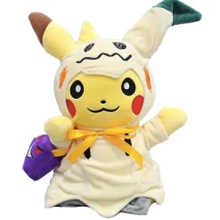 Pkm.store Pokemon Kuscheltiere-Pikachu Cosplay Mimikyu Q Mit Gengar Tasche Kuscheltier Pokemon (Ca. 30Cm)