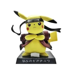 Pkm.store Pokemon Figuren-Pikachu Cosplay Naruto Uzumaki Figur (Ca. 15Cm)