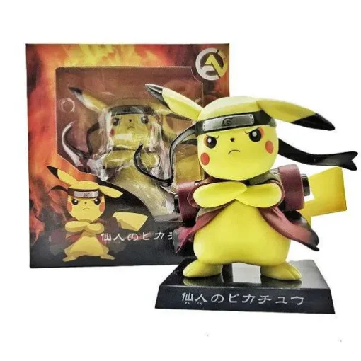 Pkm.store Pokemon Figuren-Pikachu Cosplay Naruto Uzumaki Figur (Ca. 15Cm)