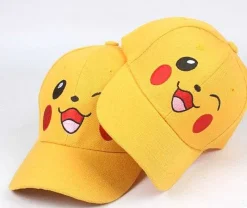 Pkm.store Sommer-Pikachu Cosplay Pokemon Mutze Cap Base Ball Cap Fur Kinder Oder Erwachsene
