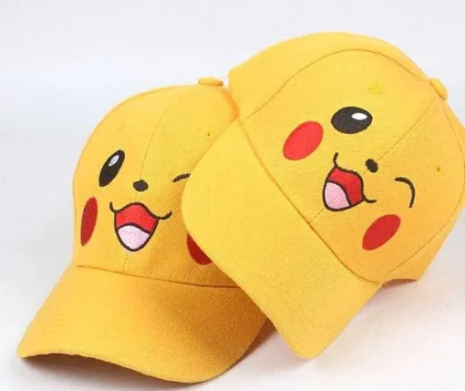 Pkm.store Sommer-Pikachu Cosplay Pokemon Mutze Cap Base Ball Cap Fur Kinder Oder Erwachsene