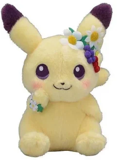 Pkm.store Pokemon Kuscheltiere-Pikachu Eevee - Evoli Suse Pluschtier Pokemon (Ca. 18Cm) Oster Edition