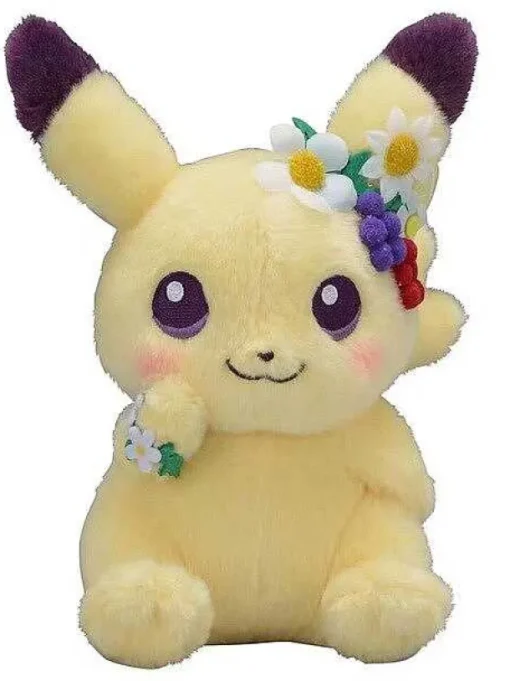 Pkm.store Pokemon Kuscheltiere-Pikachu Eevee - Evoli Suse Pluschtier Pokemon (Ca. 18Cm) Oster Edition