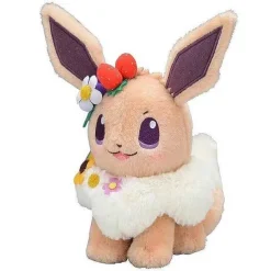 Pkm.store Pokemon Kuscheltiere-Pikachu Eevee - Evoli Suse Pluschtier Pokemon (Ca. 18Cm) Oster Edition
