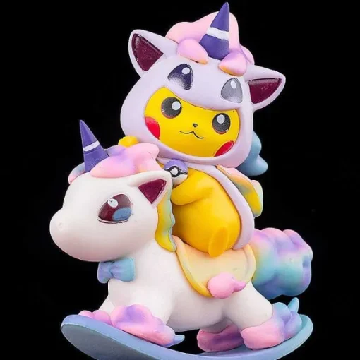 Pkm.store Pokemon Figuren-Pikachu Einhorn Pokemon Figur (Ca. 12Cm)