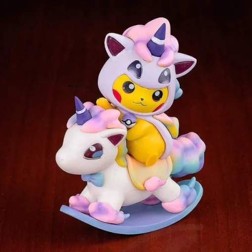 Pkm.store Pokemon Figuren-Pikachu Einhorn Pokemon Figur (Ca. 12Cm)
