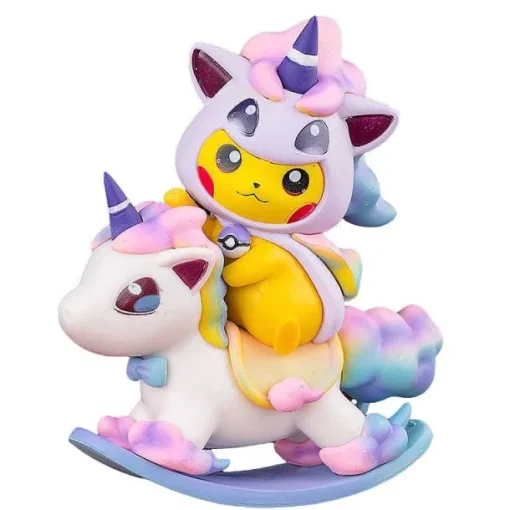 Pkm.store Pokemon Figuren-Pikachu Einhorn Pokemon Figur (Ca. 12Cm)